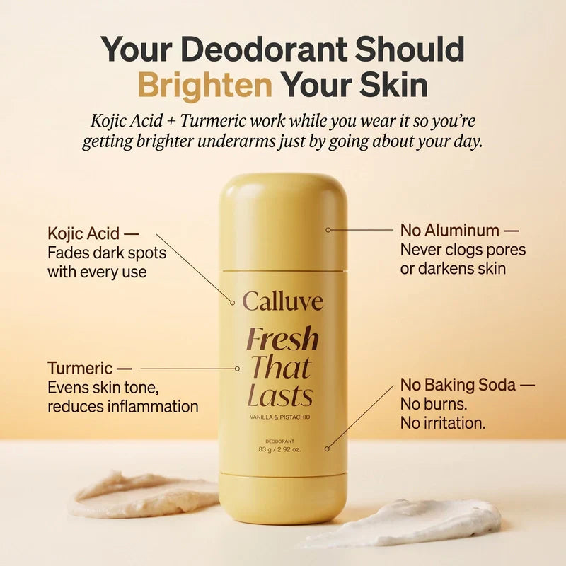 Calluve Turmeric + Kojic Acid Brightening Deodorant
